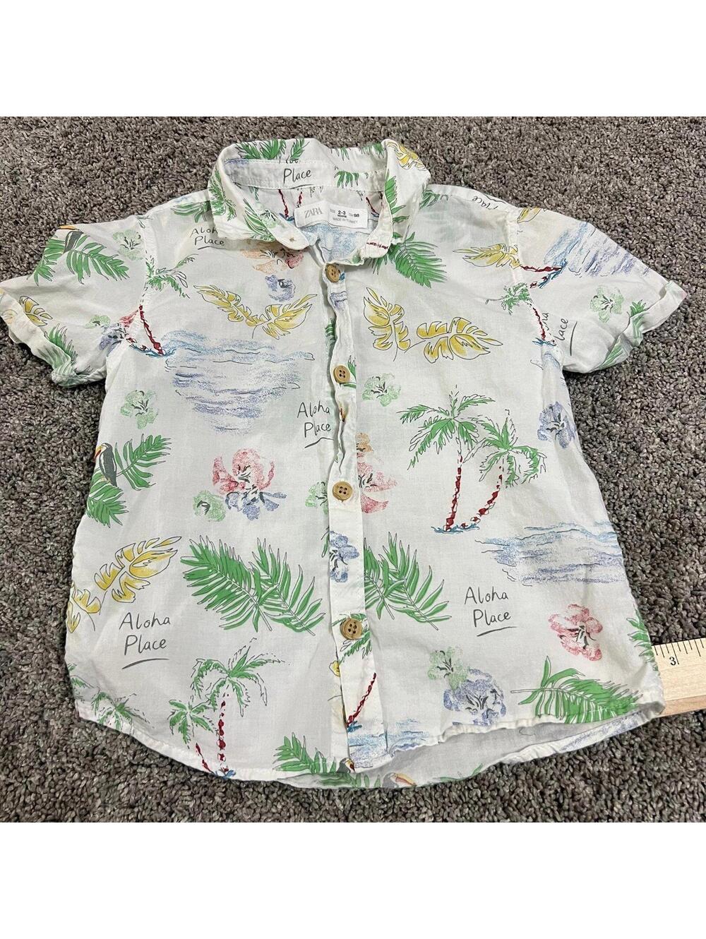 Zara Baby Boy's Hawaiian Shirt size 2-3